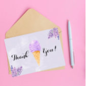 Syrische Ijs-Bruiloft Feest Dankkaart Bedankkaart