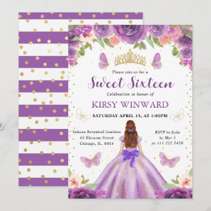 Syrische jurk Roodharige prinses Sweet 16 Kaart