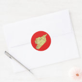Syrische kaart sticker (Envelop)
