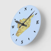 Syrische kaartklok ronde klok (Hoek)