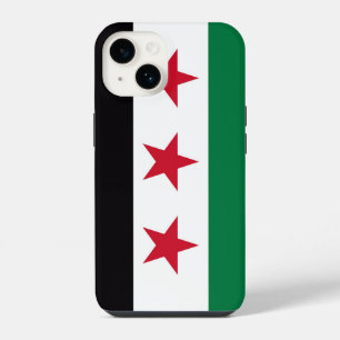 Syrische landenrevolutie nieuwe vlag symbool iPhone 14 hoesje