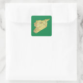 Syrische Landkaart Sticker (Tas)
