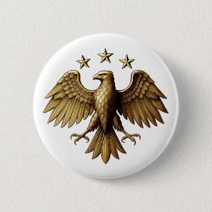 Syrische moderne identiteit Adelaar embleem T-shir Ronde Button 5,7 Cm