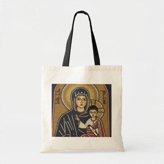 Syrische Mozaïek Christelijke Canvas tas (Voorkant)