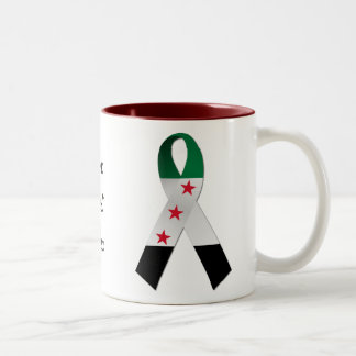Syrische nationale Mok voor vlaggenbekendheid