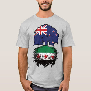 Syrische Nieuw-Zeelandse wortels en kroonboom T-shirt
