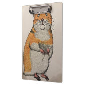 Syrische oranje hamster klembord (Links)