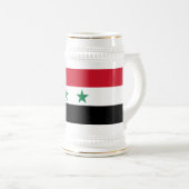 Syrische oude vlag bierpul (Voorkant rechts)