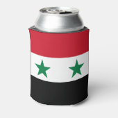 Syrische oude vlag blikjeskoeler (Blikje Achterkant)