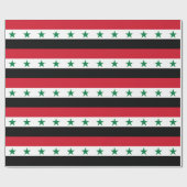 Syrische oude vlag cadeaupapier (Vlak)
