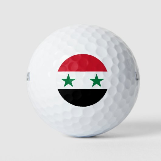 Syrische oude vlag golfballen (Voorkant)