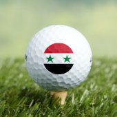 Syrische oude vlag golfballen (Insitu Shirt)
