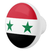 Syrische oude vlag keramische knop (Rechts)