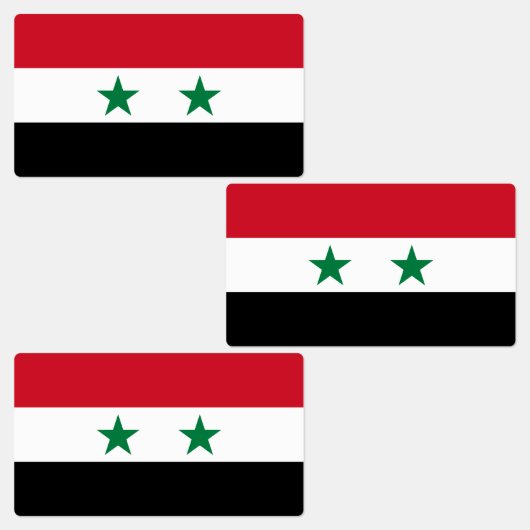 Syrische oude vlag labels (Groep)