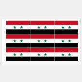 Syrische oude vlag labels (Vel)