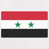 Syrische oude vlag labels (Design 1)