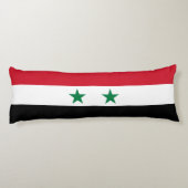 Syrische oude vlag lichaamskussen (Achterkant)