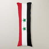 Syrische oude vlag lichaamskussen (Voorkant Verticaal)