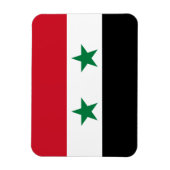 Syrische oude vlag magneet (Verticaal)