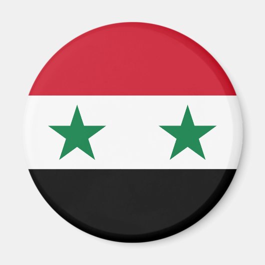 Syrische oude vlag magneet (Voorkant)