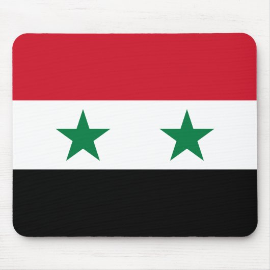 Syrische oude vlag muismat (Voorkant)