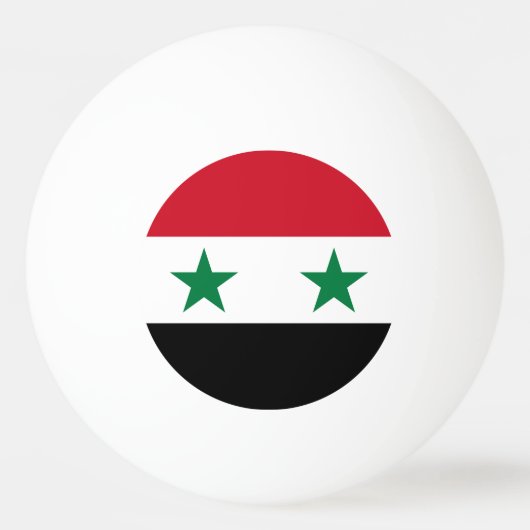 Syrische oude vlag pingpongbal (Voorkant)