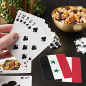 Syrische oude vlag pokerkaarten (Insitu)