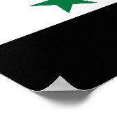 Syrische oude vlag poster (Hoek)