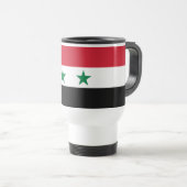 Syrische oude vlag reisbeker (Voorkant rechts)