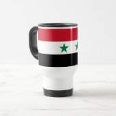 Syrische oude vlag reisbeker (Voorkant links)