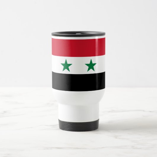 Syrische oude vlag reisbeker (Center)