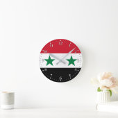 Syrische oude vlag ronde klok (Huis)