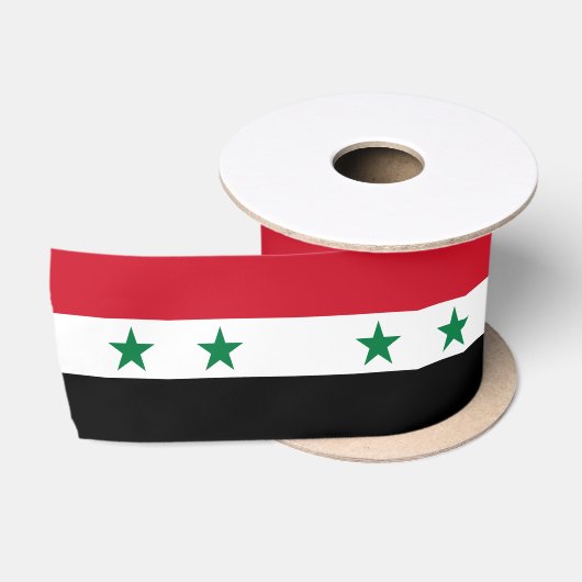 Syrische oude vlag satijnen lint (Spoel)