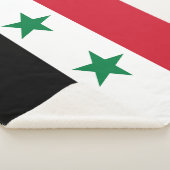 Syrische oude vlag sherpa deken (3/4)