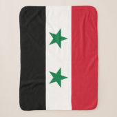 Syrische oude vlag sherpa deken (Voorkant)