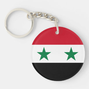 Syrische oude vlag sleutelhanger