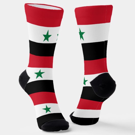 Syrische oude vlag sokken (Gebogen)