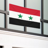 Syrische oude vlag spandoek (Buitenkant Gebouw)