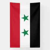 Syrische oude vlag spandoek (Verticaal)