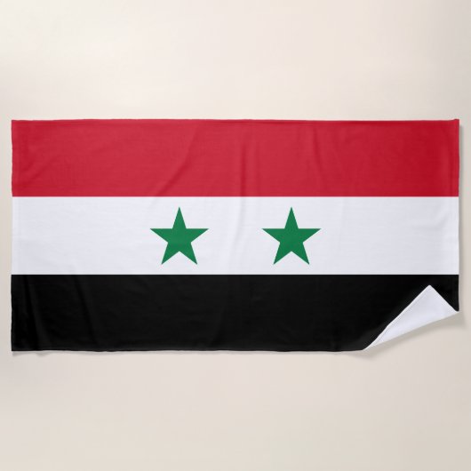 Syrische oude vlag strandlaken (Voorkant)
