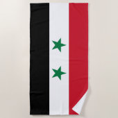 Syrische oude vlag strandlaken (Voorkant)