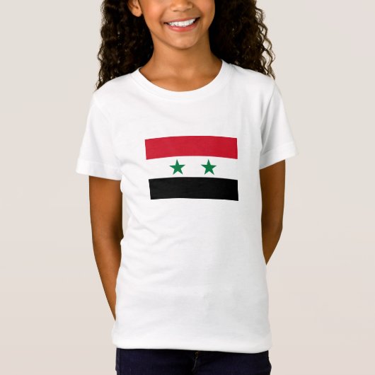 Syrische oude vlag t-shirt (Voorkant)