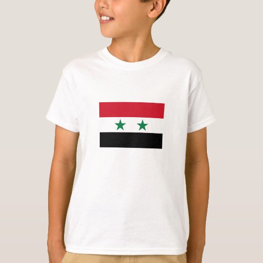 Syrische oude vlag t-shirt (Voorkant)