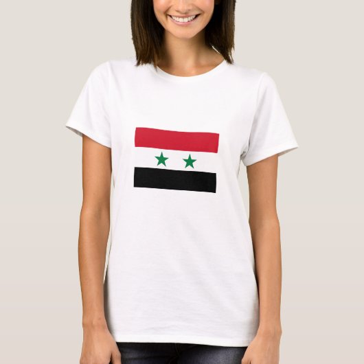 Syrische oude vlag t-shirt (Voorkant)