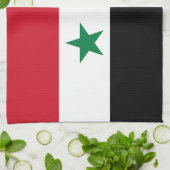 Syrische oude vlag theedoek (Gevouwen)