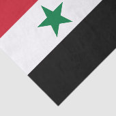 Syrische oude vlag tissuepapier (Detail)