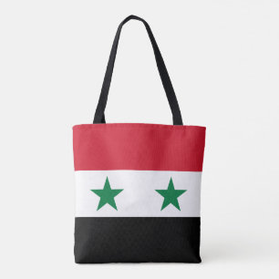 Syrische oude vlag tote bag