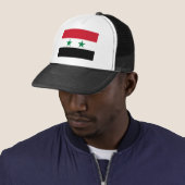 Syrische oude vlag trucker pet (In situ)
