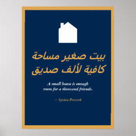 Syrische Proverb Poster