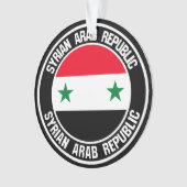 Syrische ronde-embleem ornament (voorkant)